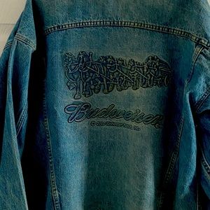 Very nice Budweiser Jean jacket